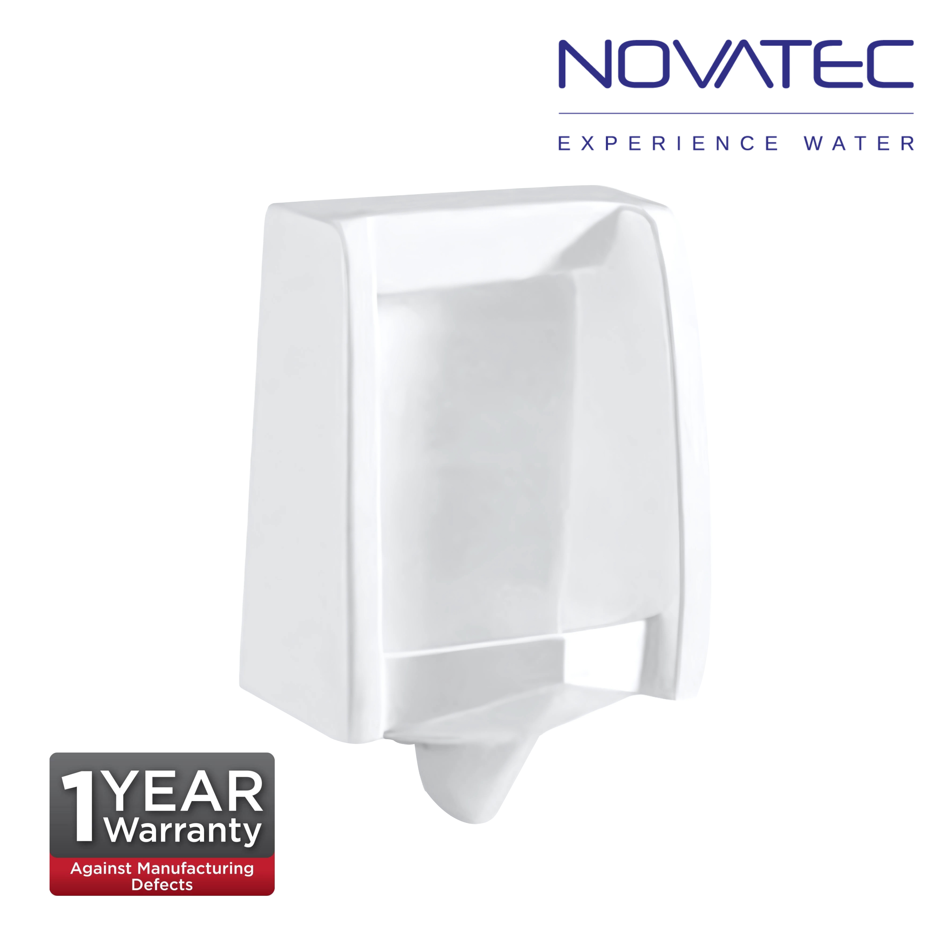 Novatec SW Petra Wall Hung Rectangular Urinal Bowl (BI)